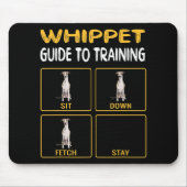 Whippet Guide to training Dog Obedience Muismat (Voorkant)