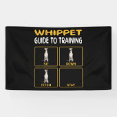 Whippet Guide to training Dog Obedience Spandoek (Horizontaal)
