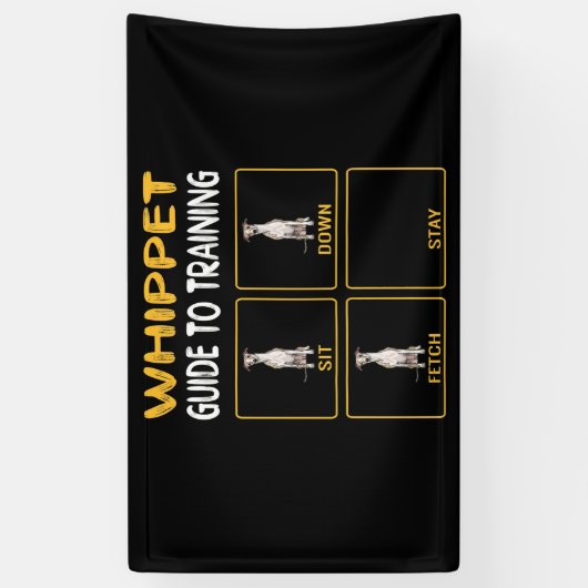 Whippet Guide to training Dog Obedience Spandoek (Verticaal)