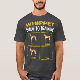 Whippet Guide to training Dog Obedience T-shirt