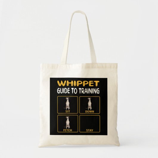 Whippet Guide to training Dog Obedience Tote Bag (Voorkant)