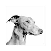 Whippet Gummistempel Rubberstempel (Afrduk)