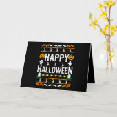 Whippet Halloween Lazy Ugly Costume Dog Tanktop Kaart (Gele Bloem)