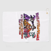 Whippet Halloween Thanksgiving Christmas Oversized Golfhanddoek (Horizontaal)
