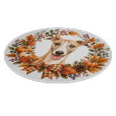 Whippet Herfstkrans Snijplank (Hoek)