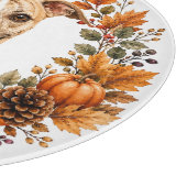 Whippet Herfstkrans Snijplank (Hoek)