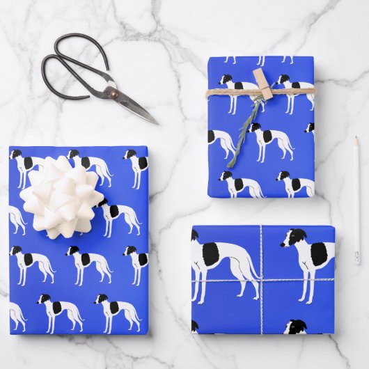 Whippet hond inpakpapier vel (Voorkant)