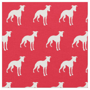 Whippet-hond Silhouet Huisdier Rood Stof