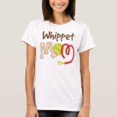 Whippet Hondenras Mam Gift T-shirt (Voorkant)