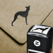 Whippet Hondenras Silhouette Zelfinktende Stempel