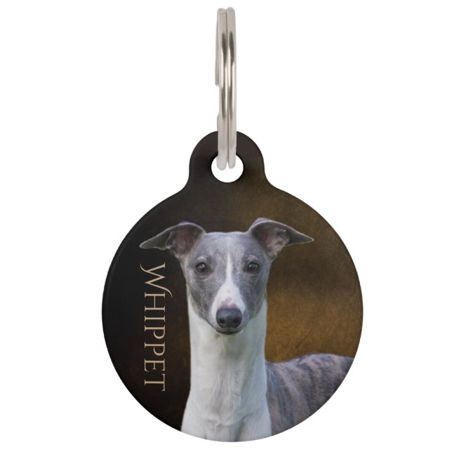 Whippet Huisdierpenning (Voorkant)