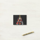 Whippet-kerstsierboom Funny Dog mam Post-it® Notes (Op bureau)