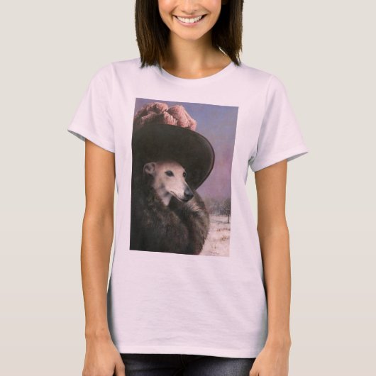 Whippet Lady T-shirt (Voorkant)