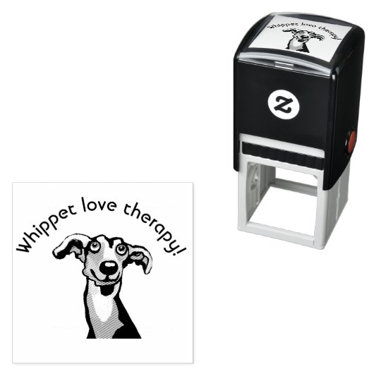whippet love theraoooooo  zelfinktende stempel (In situ)