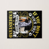 Whippet Lover | Ik heb een wieltje, dus ik begrijp Legpuzzel (Horizontaal)