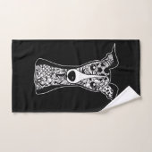 Whippet Lover | Italiaanse grafische kunst van Gre Handdoek (Handdoek)