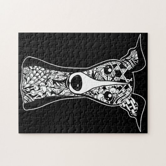 Whippet Lover | Italiaanse grafische kunst van Gre Legpuzzel (Horizontaal)