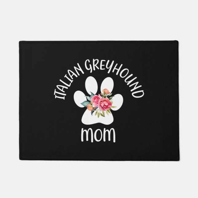 Whippet Lover | Italiaanse Greyhound Mam Deurmat (Voorkant)