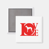 Whippet Magneet (Voorkant / Achterkant)