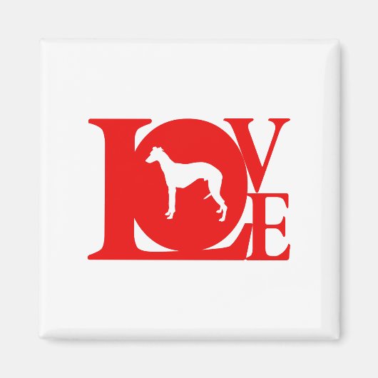 Whippet Magneet (Voorkant)