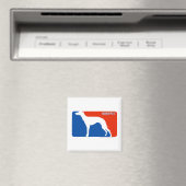 Whippet Major League Hondenmagneet Magneet (Insitu (Vaatwasser))