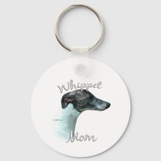 Whippet mam 2 sleutelhanger (Voorkant)