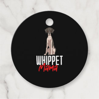 Whippet Mama Bedankjes Labels