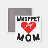Whippet mama magneet (Voorkant / Achterkant)