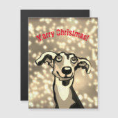 Whippet Merry kerst (Voorkant / Achterkant)