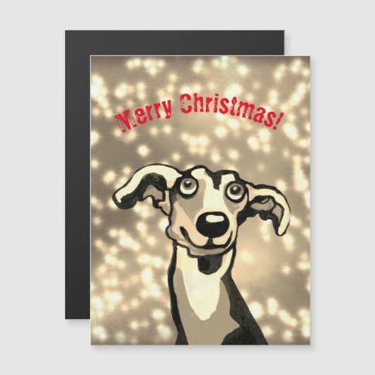 Whippet Merry kerst (Voorkant / Achterkant)