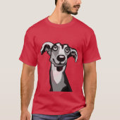 Whippet mijn vriend t-shirt (Voorkant)