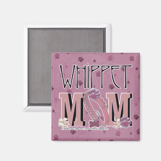 Whippet MOM Magneet (Voorkant / Achterkant)