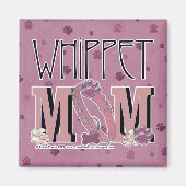 Whippet MOM Magneet (Voorkant)