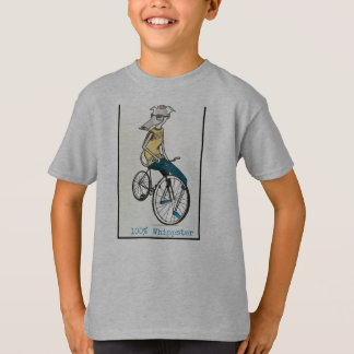 Whippet op een Bike T-shirt