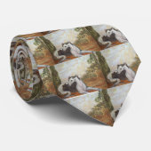 Whippet op Rest-Stropdas Stropdas (Opgerold)