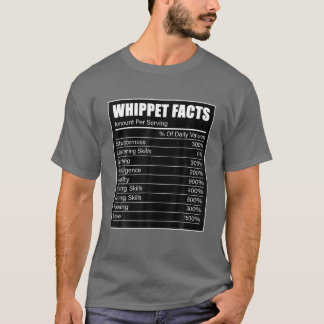 Whippet Owner Dog Lover Whippet Facts Love Whippet T-shirt