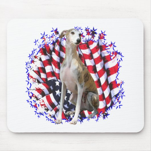 Whippet Patriot Muismat (Voorkant)