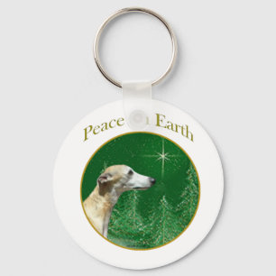 Whippet Peace Sleutelhanger