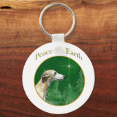 Whippet Peace Sleutelhanger (Voorkant)