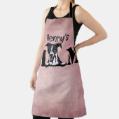 Whippet Peeking Specialized Mam Apron Schort (Insitu)