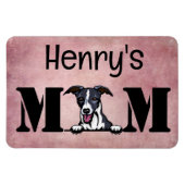 Whippet Peking Personalized mam Magnet Magneet (Horizontaal)