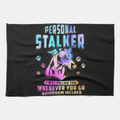 Whippet Personal Stalker ik zal je volgen Theedoek (Horizontaal)