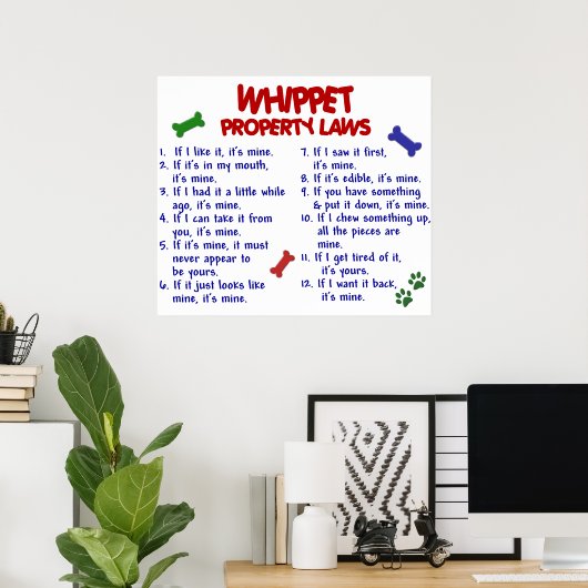 WHIPPET PL2 POSTER (Thuiskantoor)