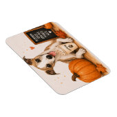 Whippet Pumpkin Spice Magneet (Rechterzijde)