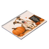 Whippet Pumpkin Spice Notitieboek (Linkerzijde)