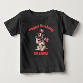 Whippet Puppy (2i) Patriottisch Kinder T-Shirt