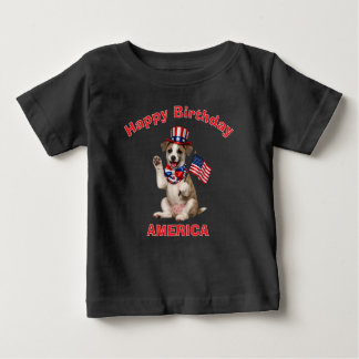 Whippet Puppy (2i) Patriottisch Kinder T-Shirt