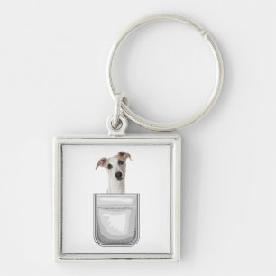 Whippet Puppy Dog In Your Pocket Sleutelhanger