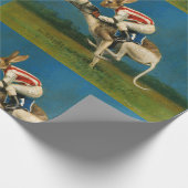 Whippet Racer Wrapping Paper Cadeaupapier (Hoek)
