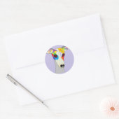 WHIPPET RONDE STICKER (Envelop)